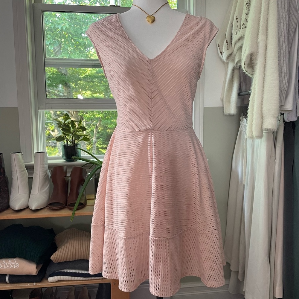 A-line Pink Dress